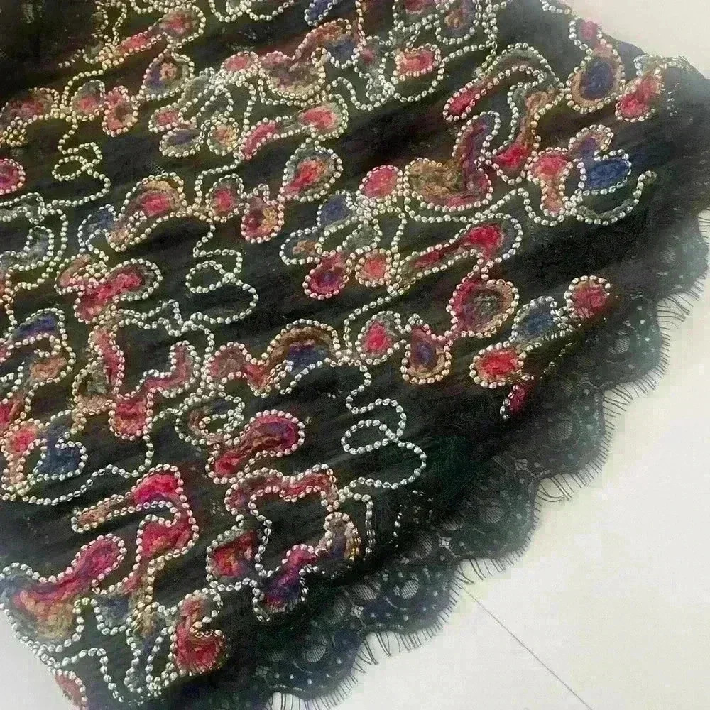 ZARA Lace Blouse With Beaded Embroidery - A59 - Picture 4 of 7